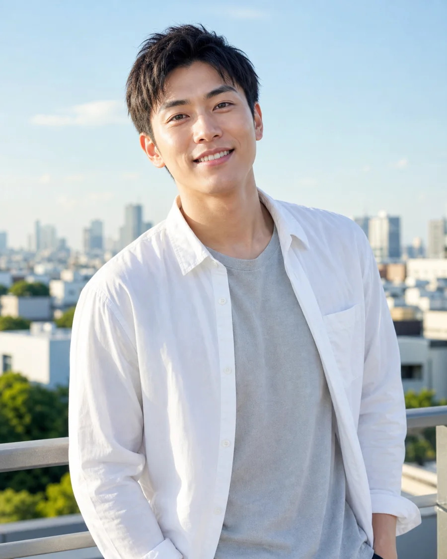 イメージ写真:男性モデル